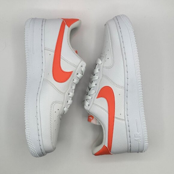 Womens Nike Air Force 1 07 Next Nature Fashion  White Mango Sz 6.5 DC9486-107 - Picture 8 of 12